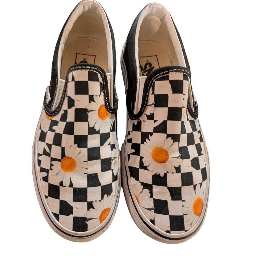 Vans Classic Love Me, Love me Not,  Daisy Print, Men's/Kid's 4.5, Women's 6, EGU